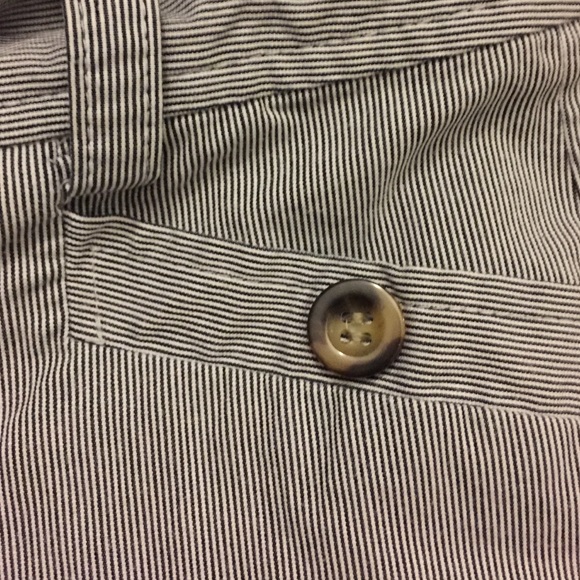 Ann Taylor Black and White Striped Pants - Picture 2 of 2
